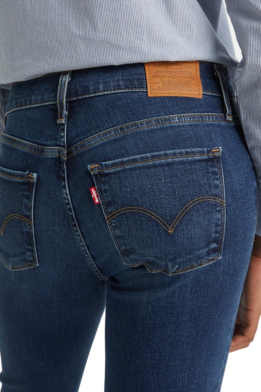 JEANS MUJER 314 SHAPING STRAIGHT AZUL LEVIS 19631-0161 - 5