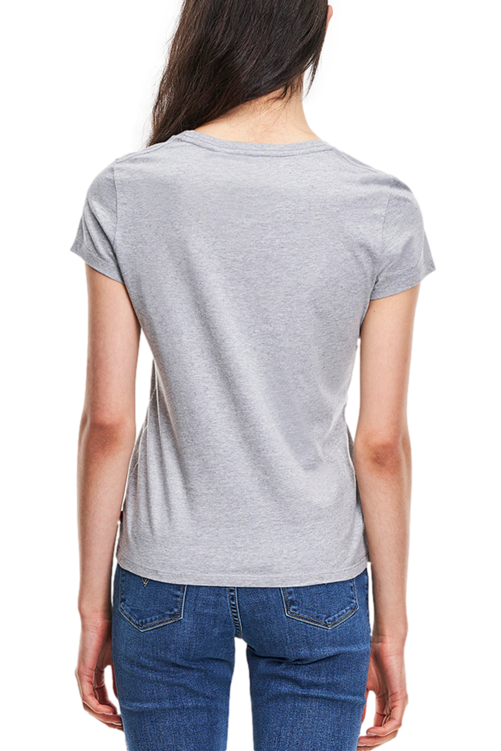 POLERA MUJER LISA LOGO GRIS LEVIS 32223-0756 - 4