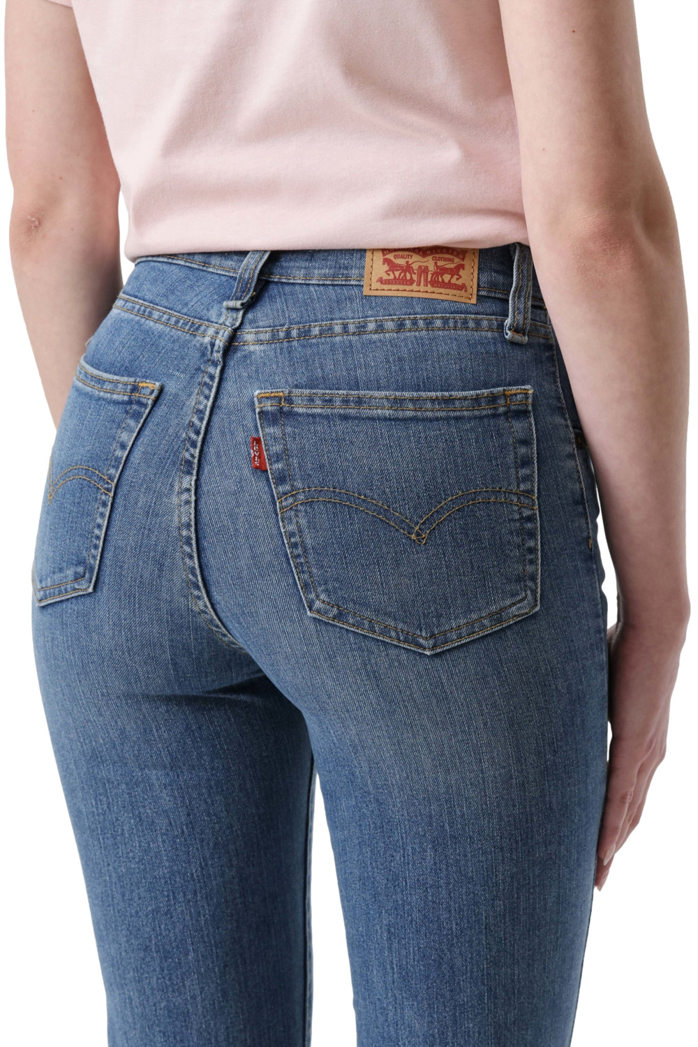 JEANS MUJER 724 HIGH RISE STRAIGHT AZUL LEVIS 18883-0311 - 4