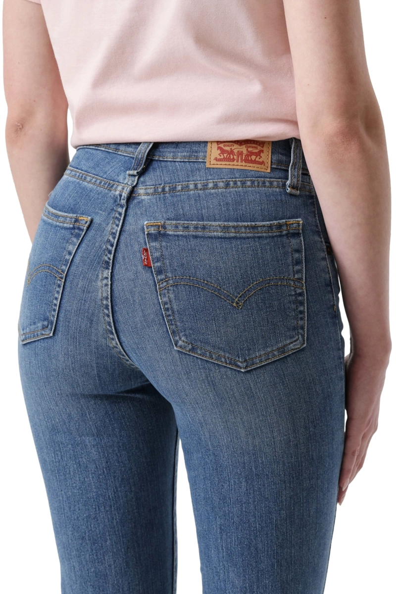 JEANS MUJER 724 HIGH RISE STRAIGHT AZUL LEVIS 18883-0311 - 4
