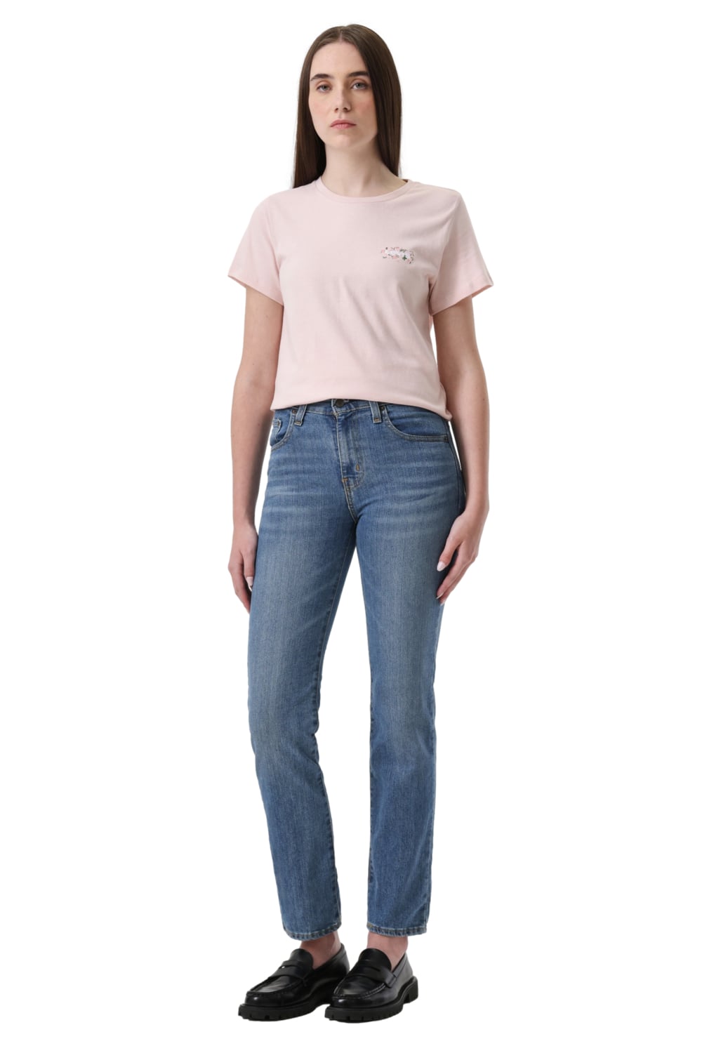 JEANS MUJER 724 HIGH RISE STRAIGHT AZUL LEVIS 18883-0311 - 5