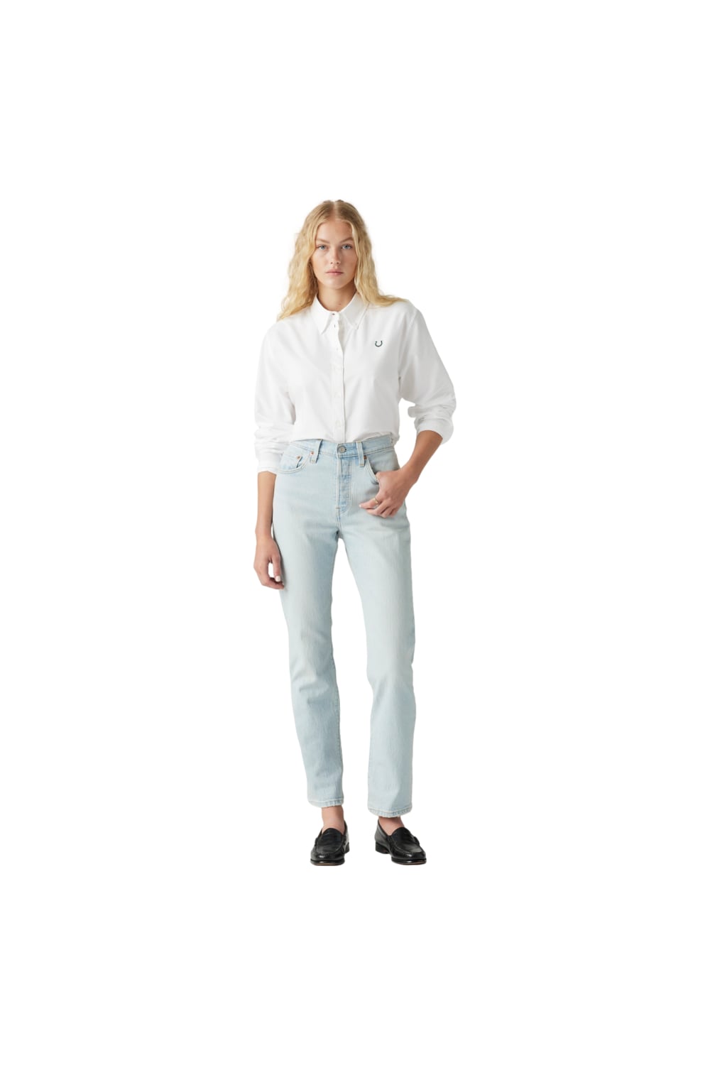 JEANS MUJER 501 AZUL LEVIS 12501-0557 - 4