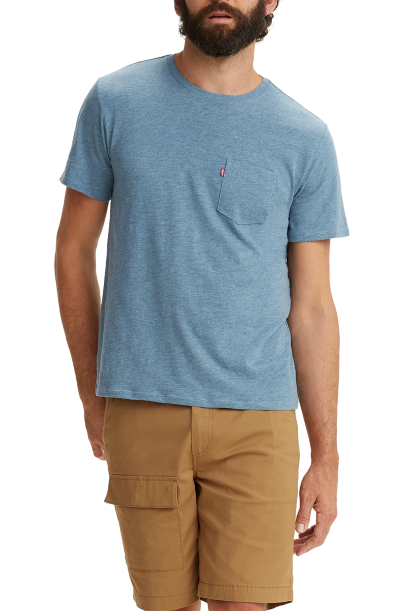 POLERA HOMBRE CLASSIC POCKET TEE AZUL LEVIS 19342-0161 - 1