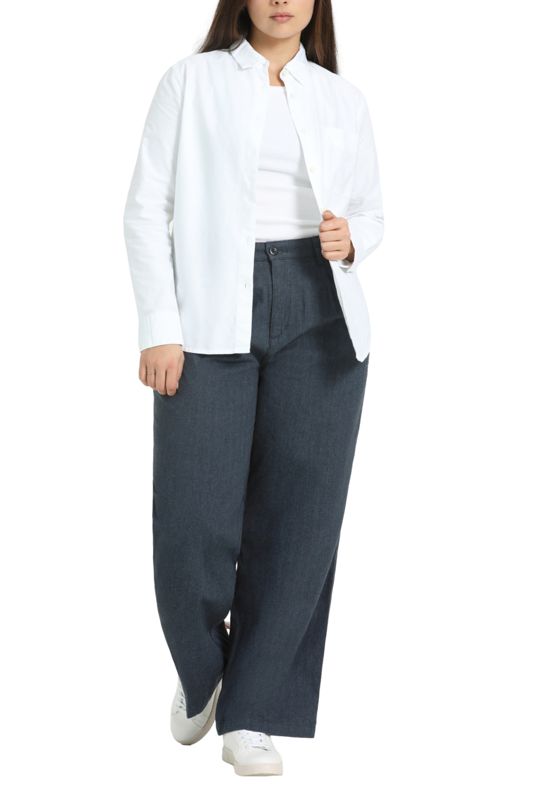 Ripley - BLUSA MUJER ORIGINAL CORE WOVEN REGULAR FIT BLANCO DOCKERS