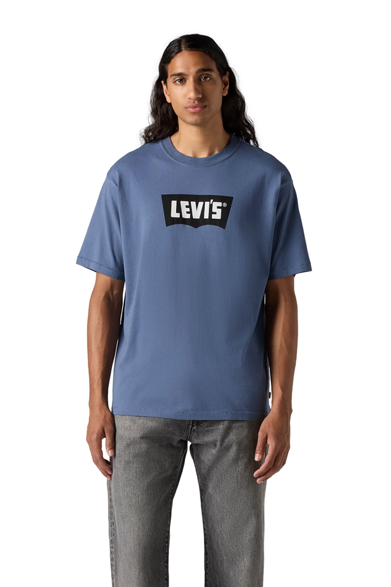 POLERA ALGODÓN HOMBRE LEVIS AZUL VINTAGE BW GRAPHIC TEE 000RY-0007 - 1