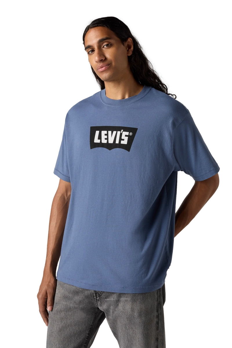 POLERA ALGODÓN HOMBRE LEVIS AZUL VINTAGE BW GRAPHIC TEE 000RY-0007 - 3