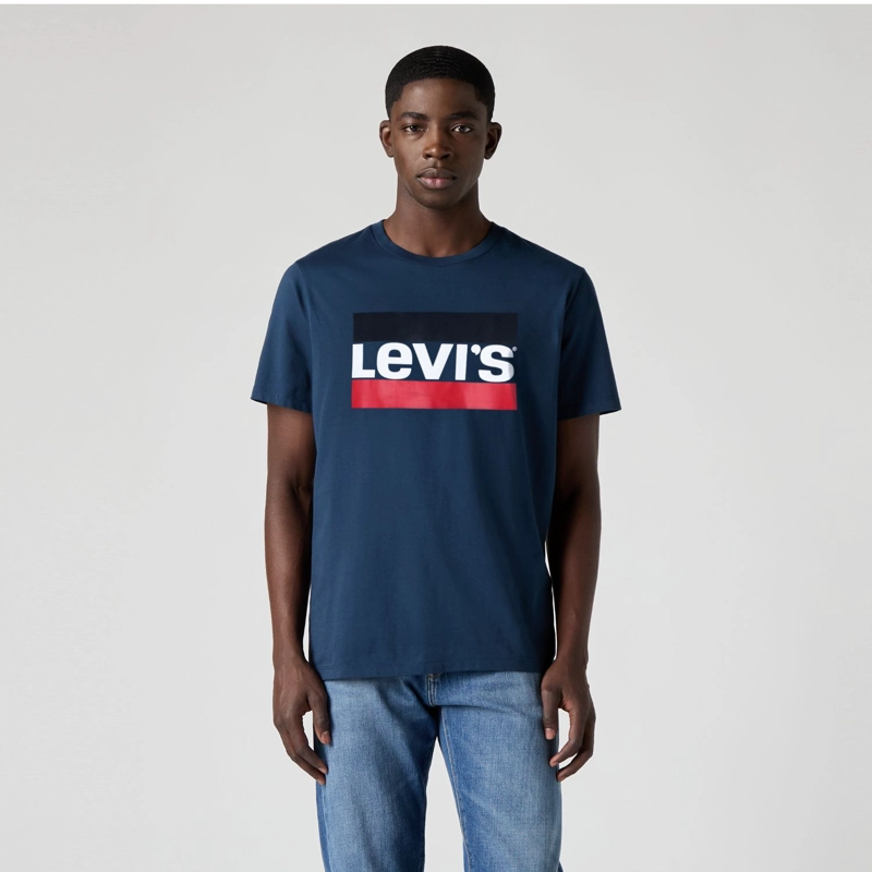 POLERA ALGODÓN HOMBRE LEVIS AZUL SPORTSWEAR LOGO GRAPHIC 39636-0003 - 1
