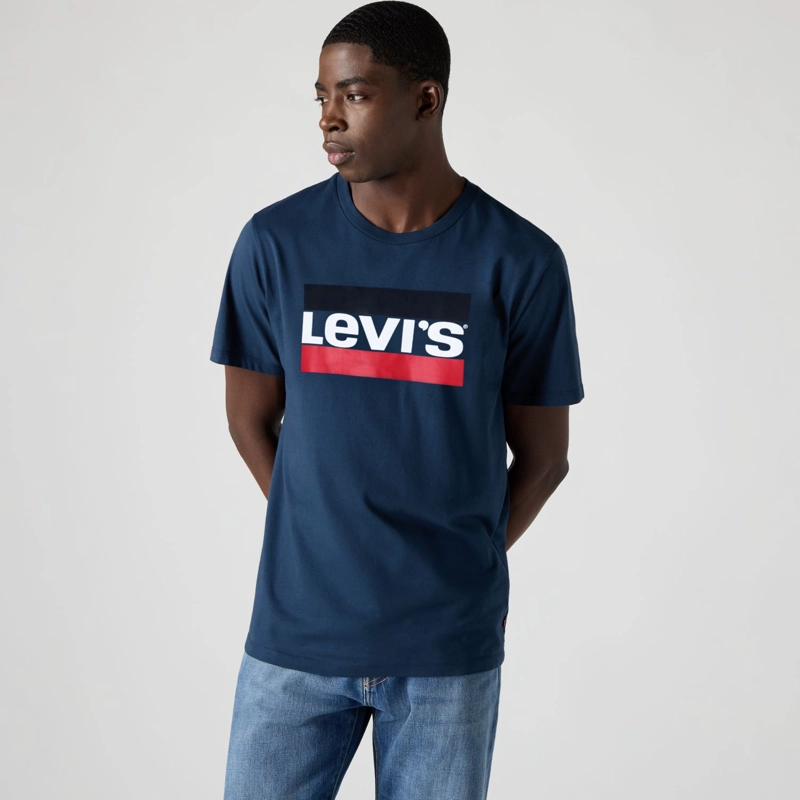 POLERA ALGODÓN HOMBRE LEVIS AZUL SPORTSWEAR LOGO GRAPHIC 39636-0003 - 3
