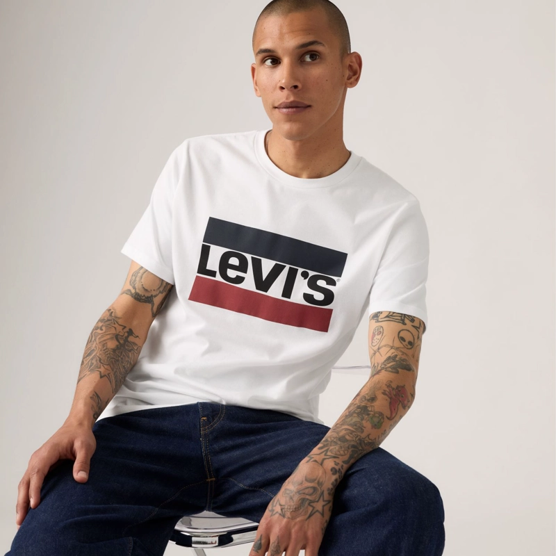 POLERA ALGODÓN HOMBRE LEVIS BLANCO SPORTSWEAR LOGO GRAPHIC 39636-0000 - 4