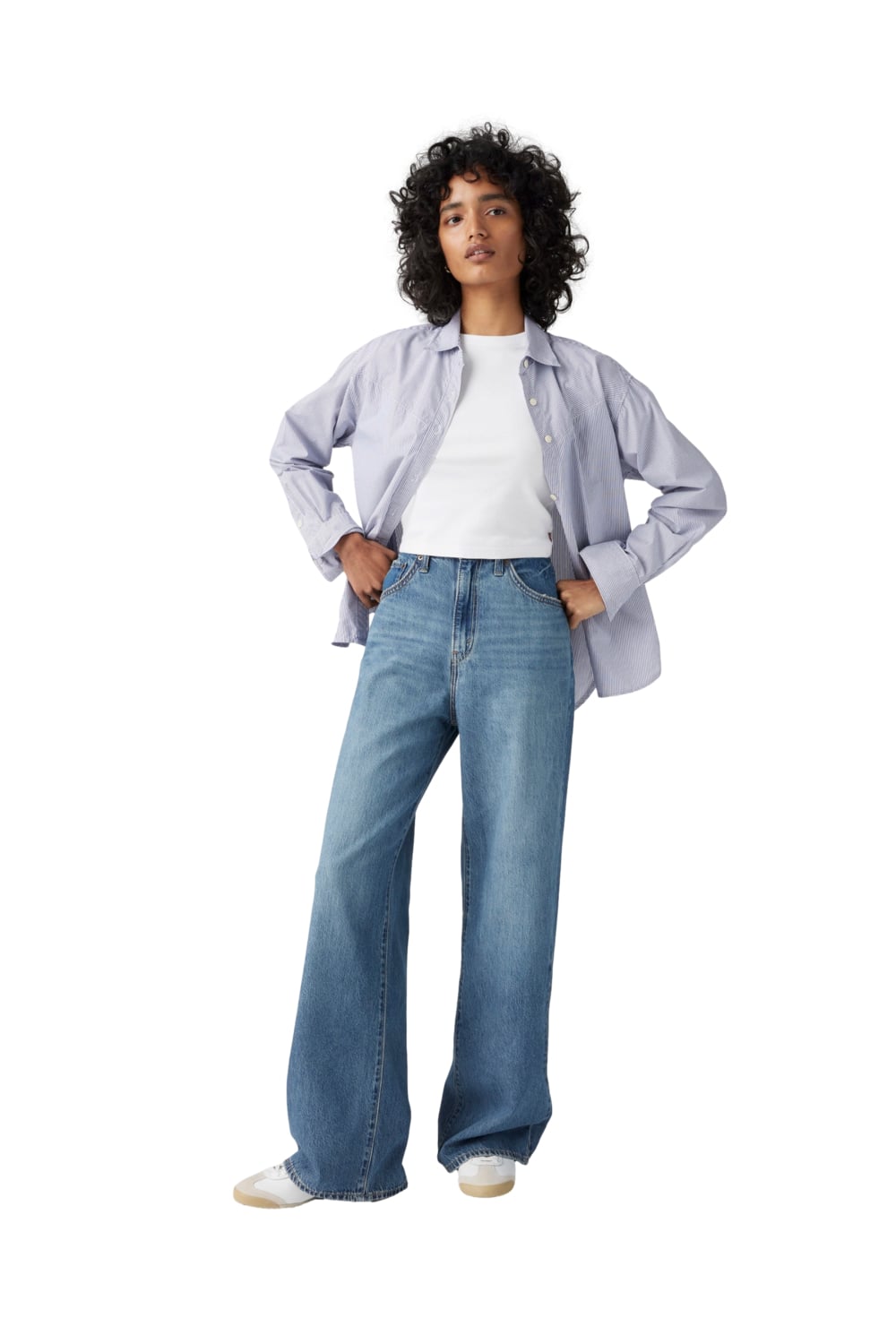 JEAN ALGODÓN MUJER LEVIS AZUL CINCH BAGGY 001UP-0002 - 4