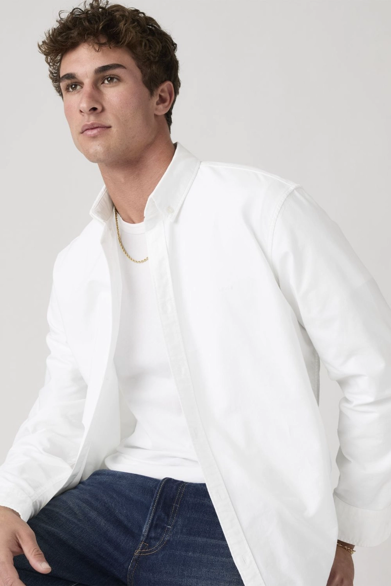 CAMISA ALGODÓN HOMBRE LEVIS BLANCO AUTHENTIC BUTTON DOWN A7210-0000 - 3