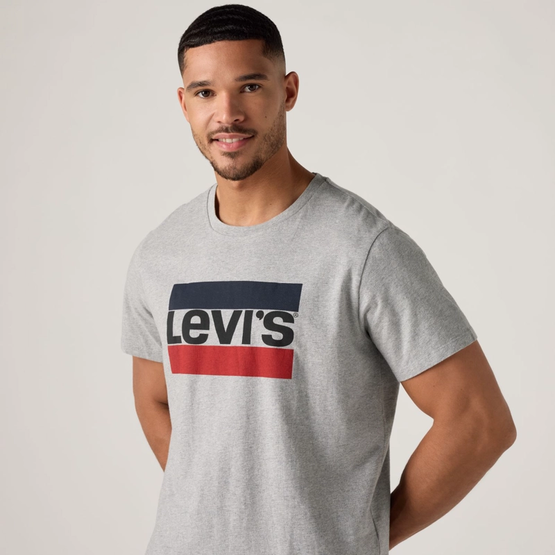 POLERA HOMBRE SPORTSWEAR LOGO GRAPHIC GRIS LEVIS 39636-0002 - 4