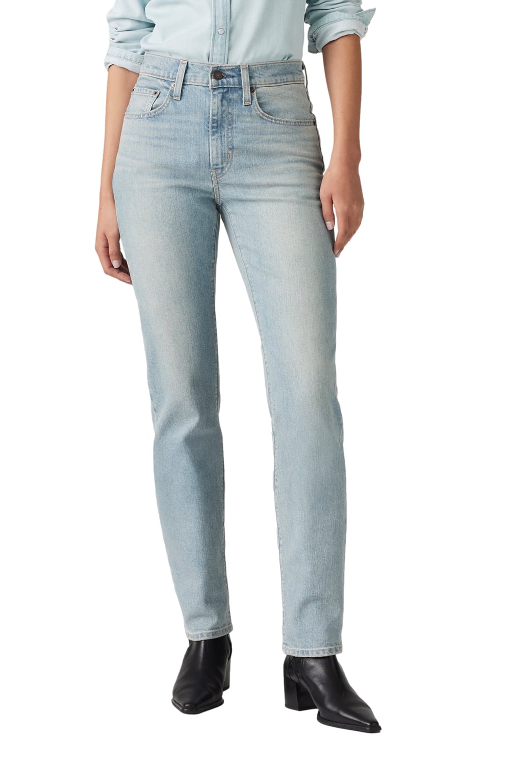 JEANS MUJER 724 HIGH RISE STRAIGHT CELESTE LEVIS 18883-0344 - 1