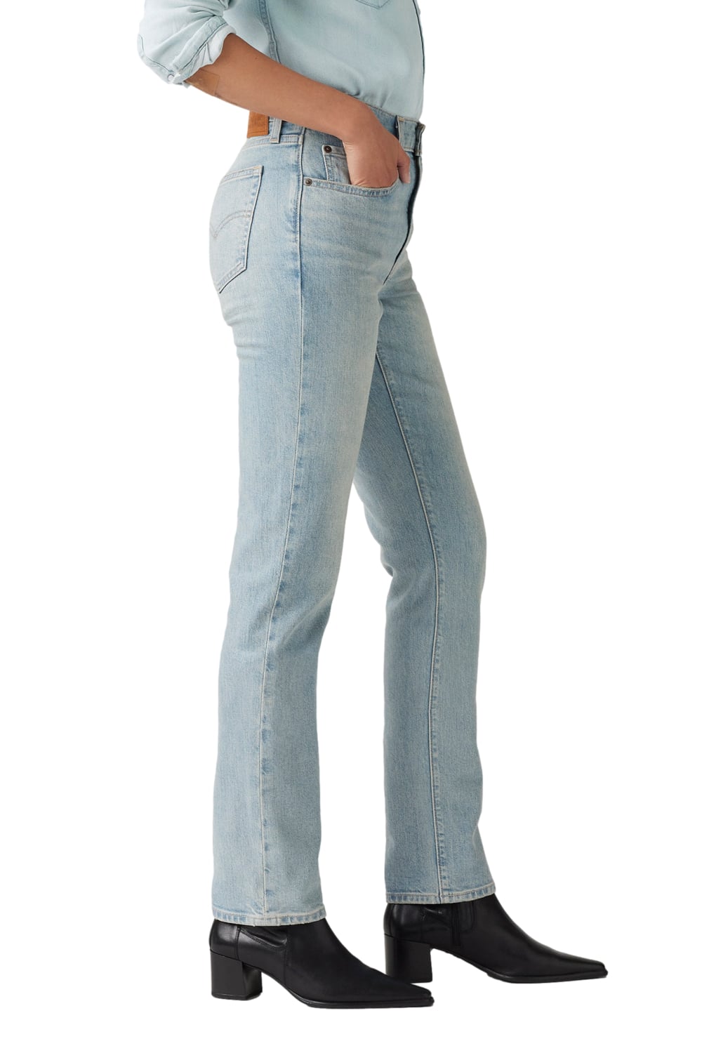 JEANS MUJER 724 HIGH RISE STRAIGHT CELESTE LEVIS 18883-0344 - 2