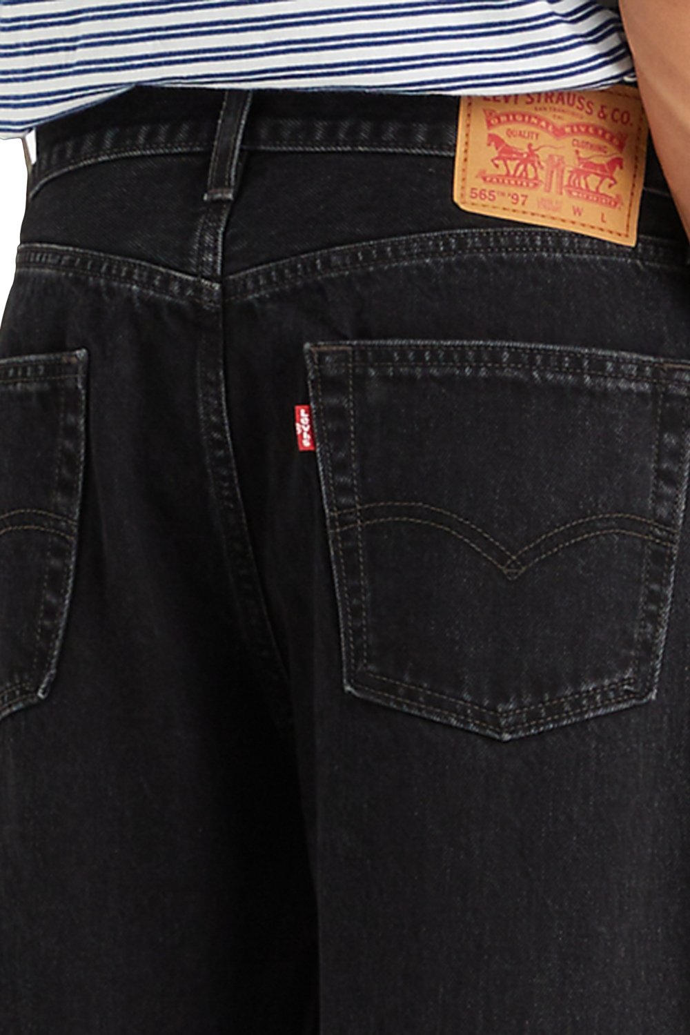 JEANS HOMBRE 565 '97 LOOSE STRAIGHT NEGRO LEVIS A7221-0005 - 4