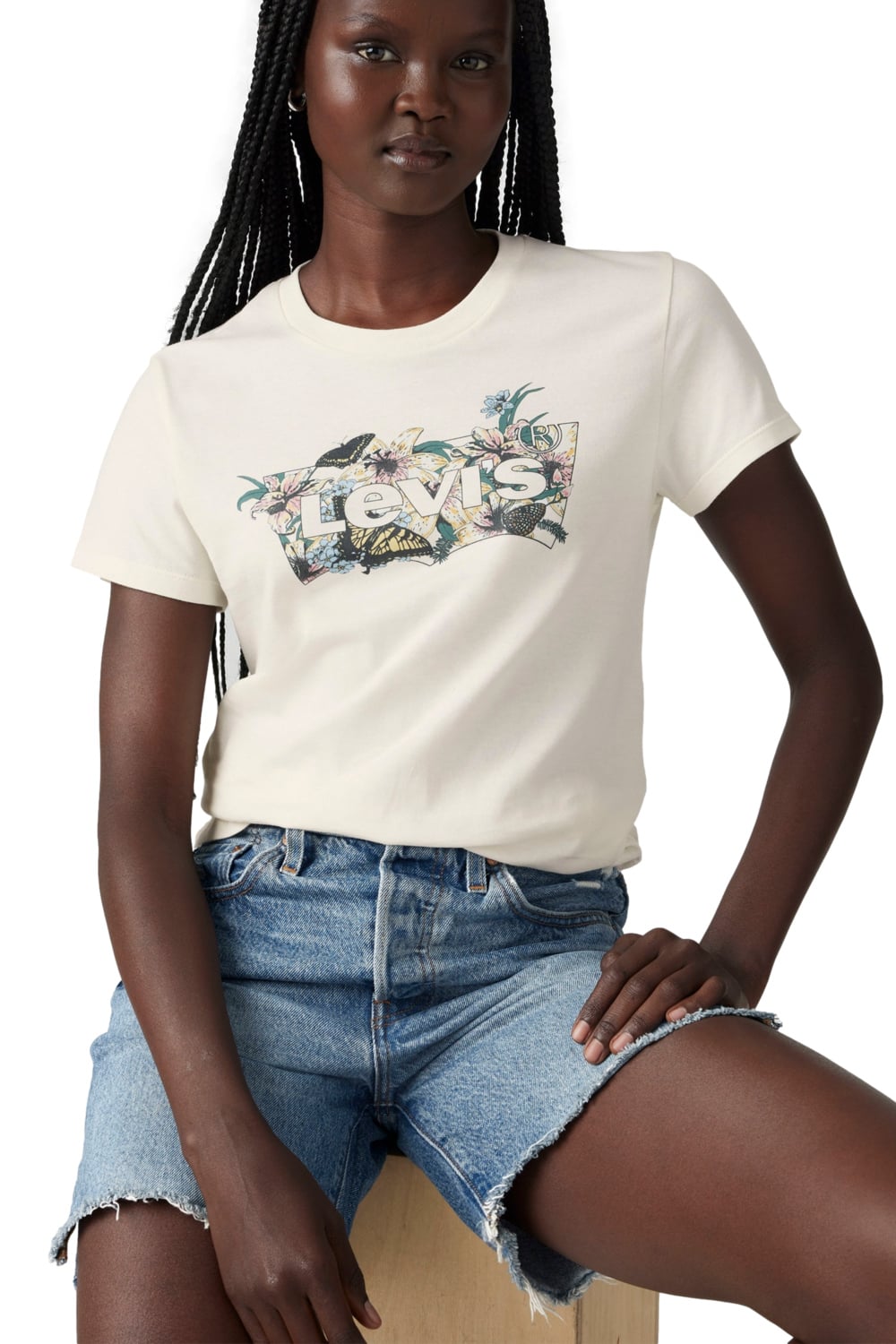 POLERA MUJER THE PERFECT TEE BEIGE LEVIS 17369-2948 - 3