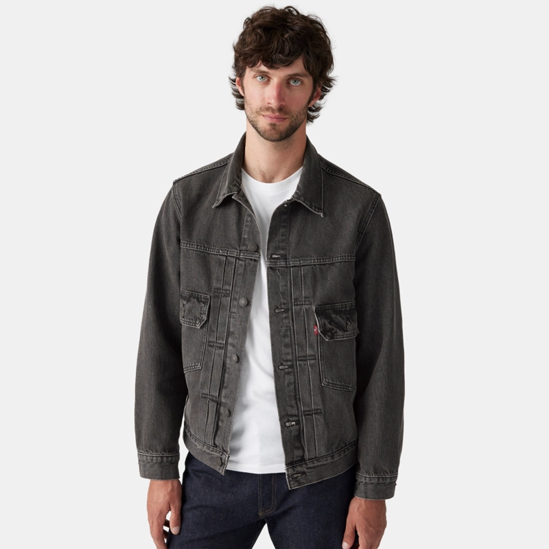CHAQUETA HOMBRE TYPE II GRAFITO LEVIS A7632-0002-XL - 4