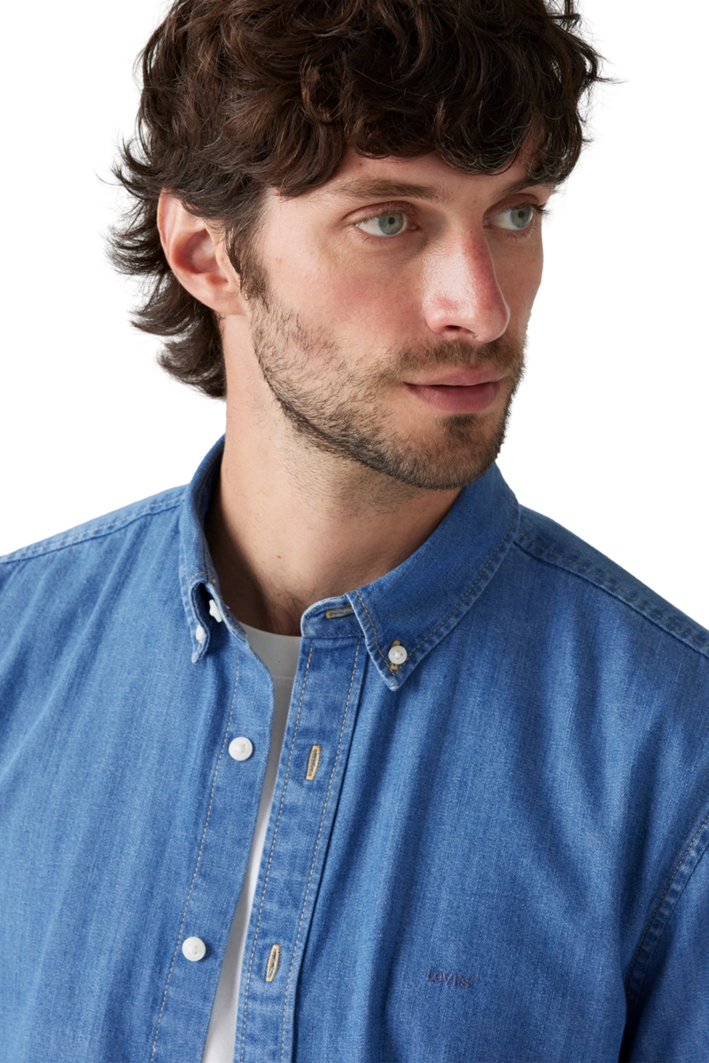 CAMISA HOMBRE AUTHENTIC BUTTON DOWN AZUL LEVIS A7210-0025 - 4