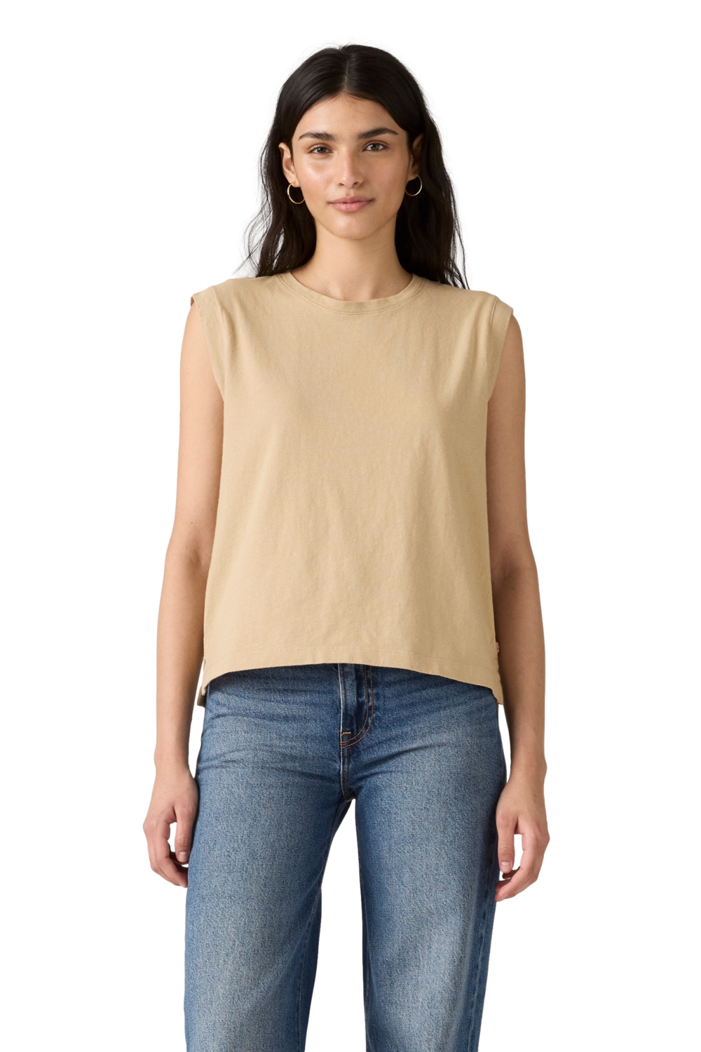 POLERA MUJER BOXY TANK BEIGE LEVIS A8794-0010 - 1