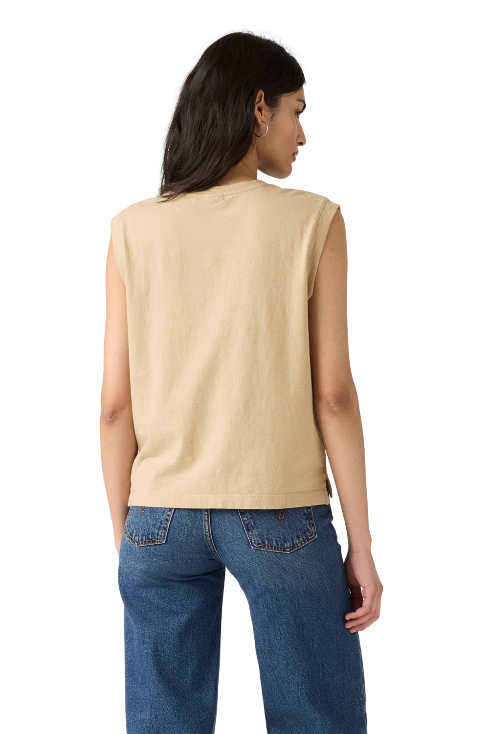 POLERA MUJER BOXY TANK BEIGE LEVIS A8794-0010 - 2