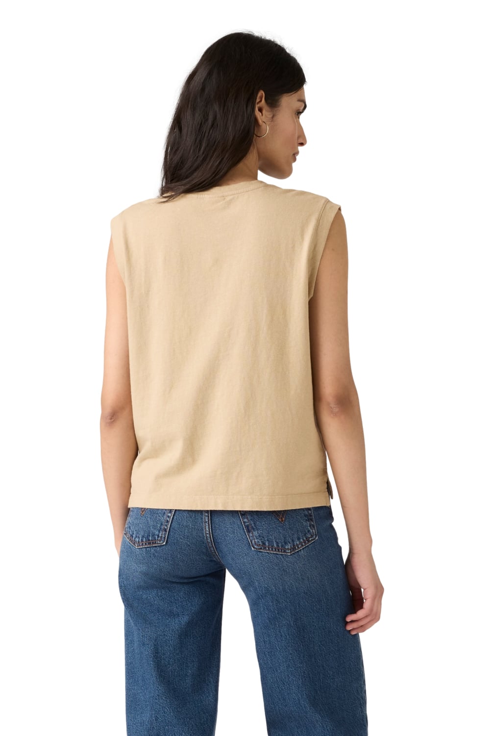 POLERA MUJER BOXY TANK BEIGE LEVIS A8794-0010 - 2