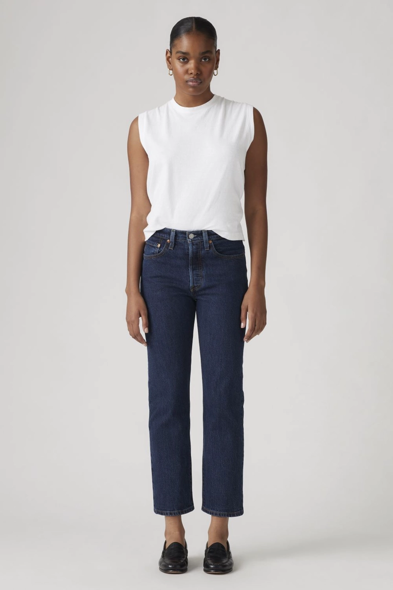 JEANS MUJER 501 CROP AZUL LEVIS 36200-0179 - 2