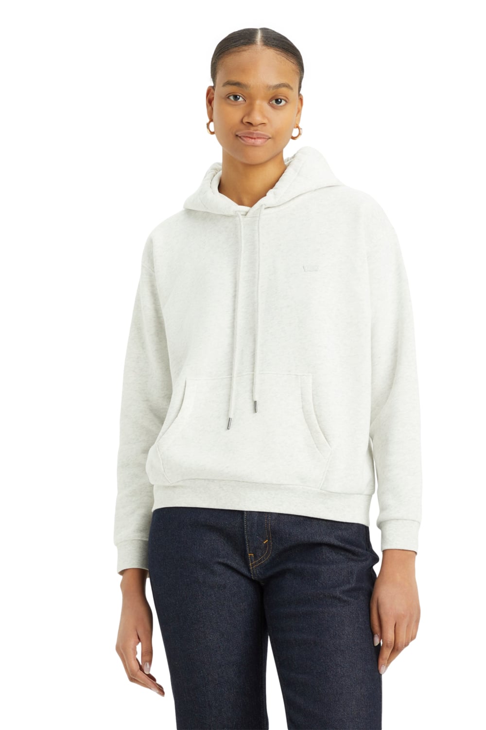 POLERON MUJER EVERYDAY HOODIE BLANCO LEVIS A5943-0021 - 1