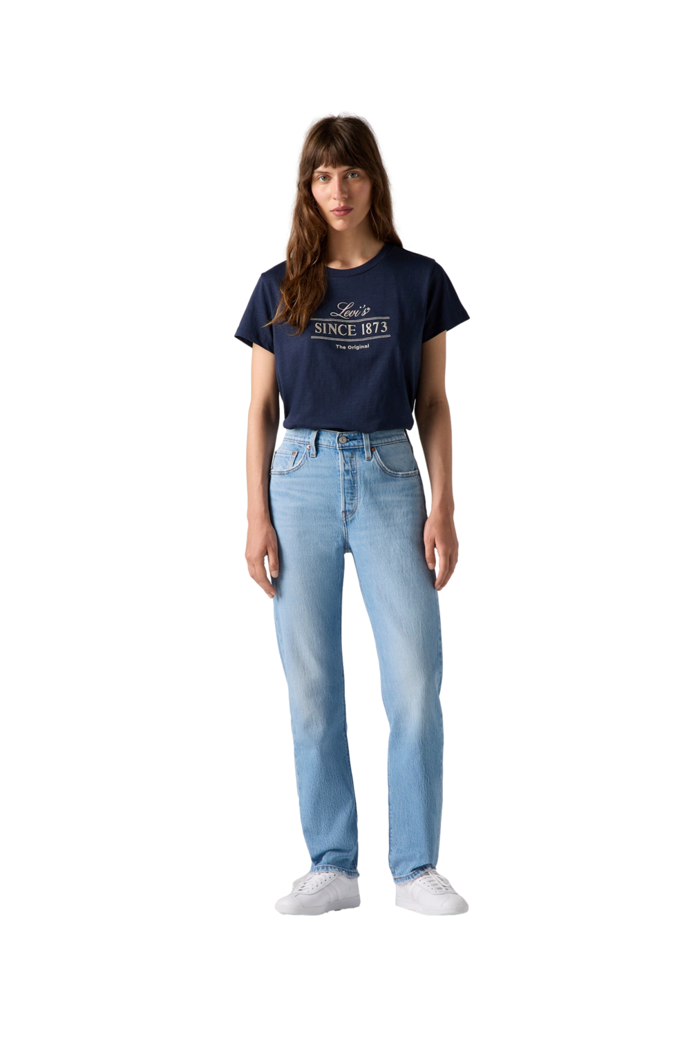 JEANS MUJER 501 CELESTE LEVIS 12501-0568 - 4