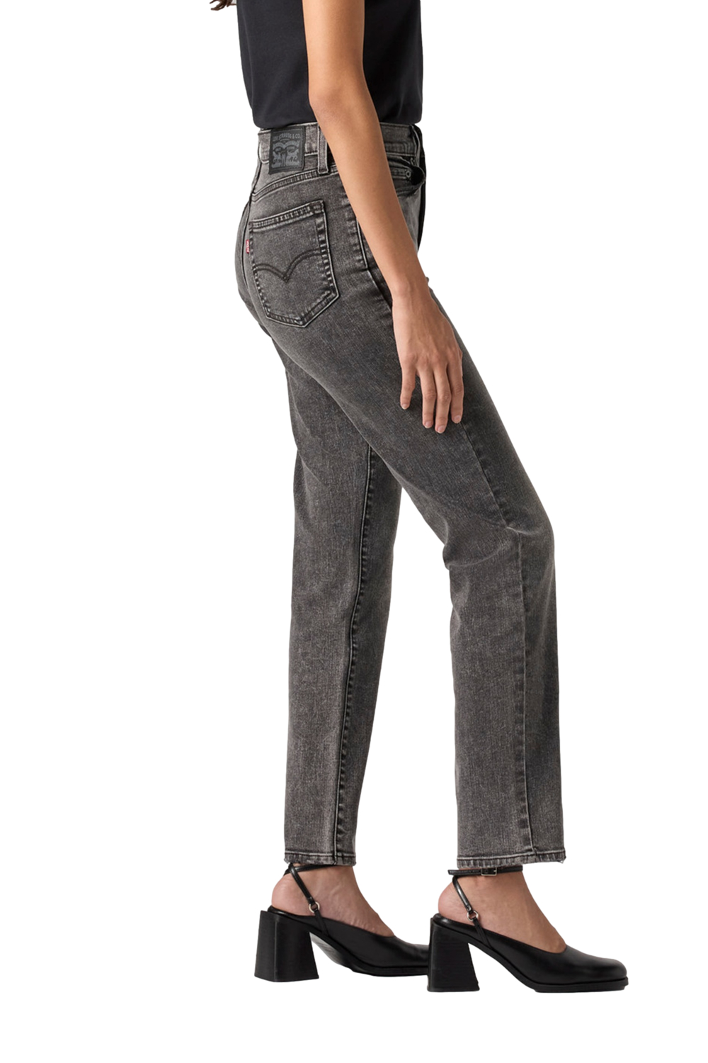 JEANS MUJER 724 HIGH RISE STRAIGHT GRIS LEVIS 18883-0348 - 2
