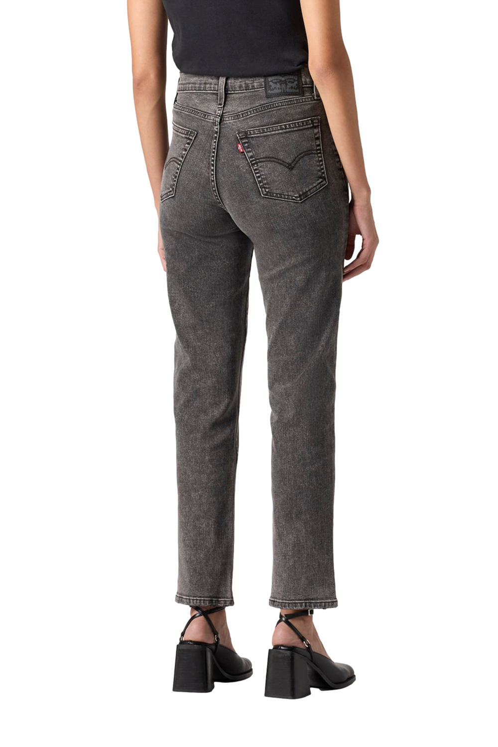 JEANS MUJER 724 HIGH RISE STRAIGHT GRIS LEVIS 18883-0348 - 3