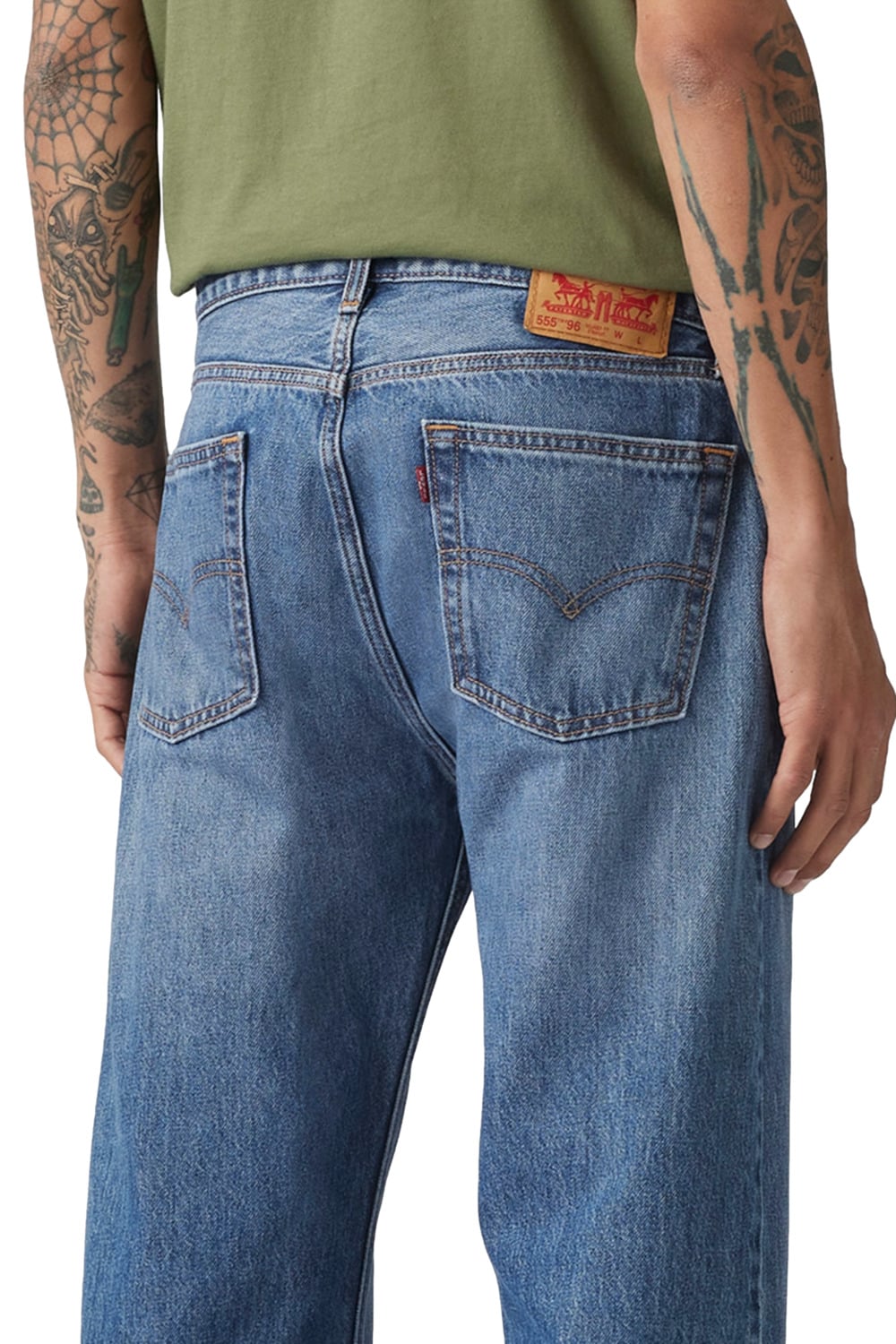 JEANS HOMBRE 555 '96 RELAXED STRAIGHT AZUL LEVIS A7223-0011 - 5