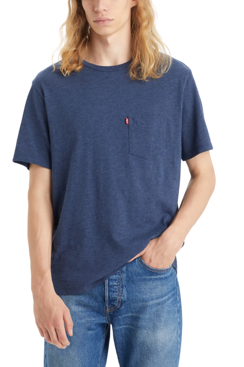 POLERA HOMBRE CLASSIC POCKET TEE AZUL LEVIS 19342-0337 - 1