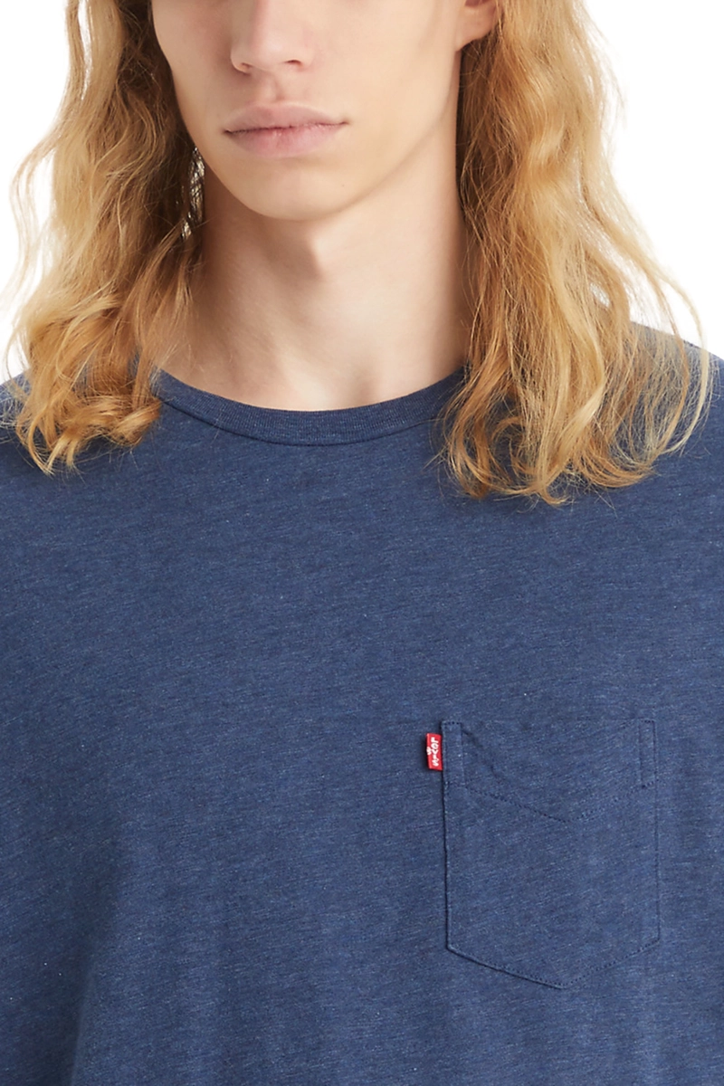 POLERA HOMBRE CLASSIC POCKET TEE AZUL LEVIS 19342-0337 - 2