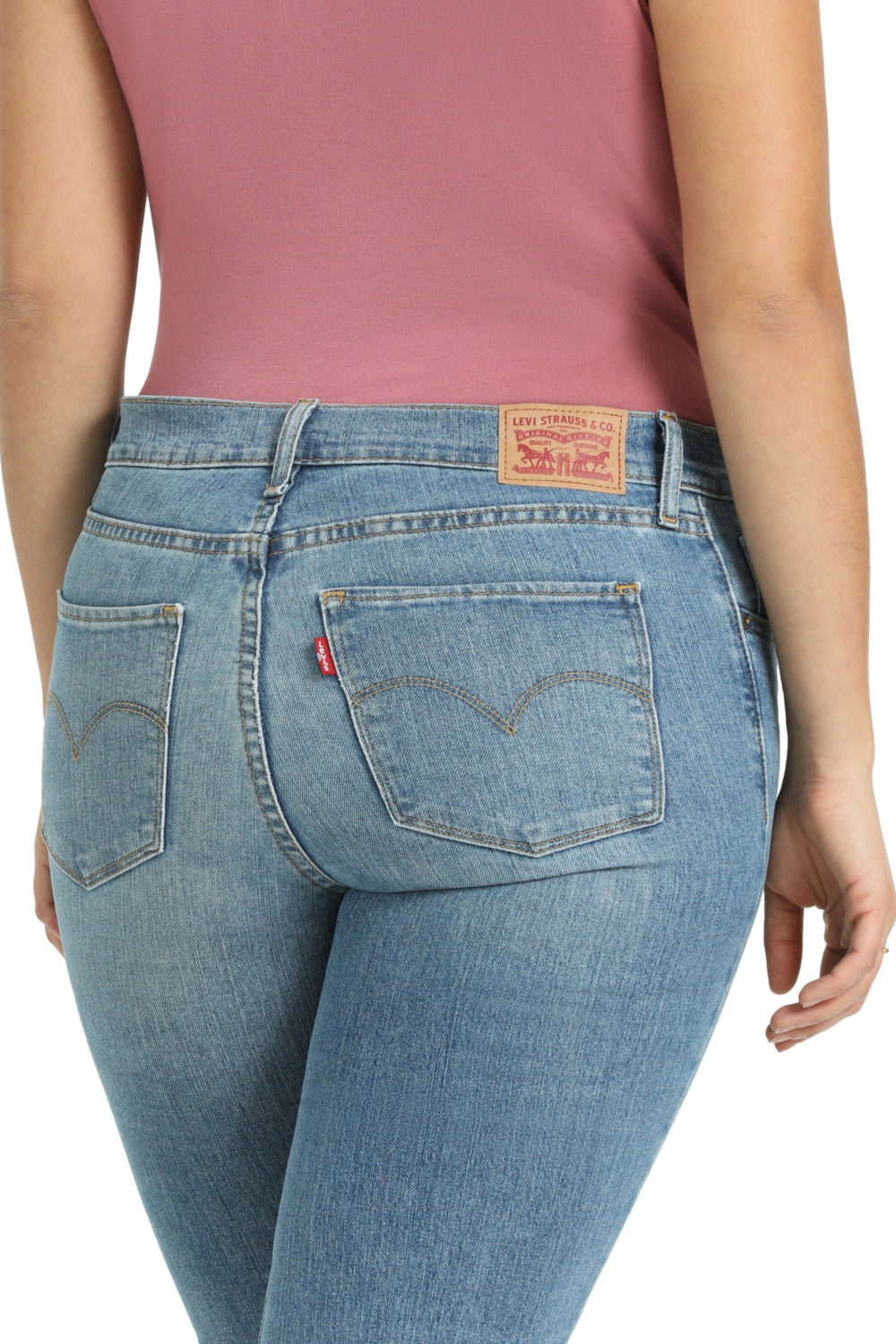 JEANS MUJER 314 SHAPING STRAIGHT CELESTE LEVIS 19631-0223 - 5