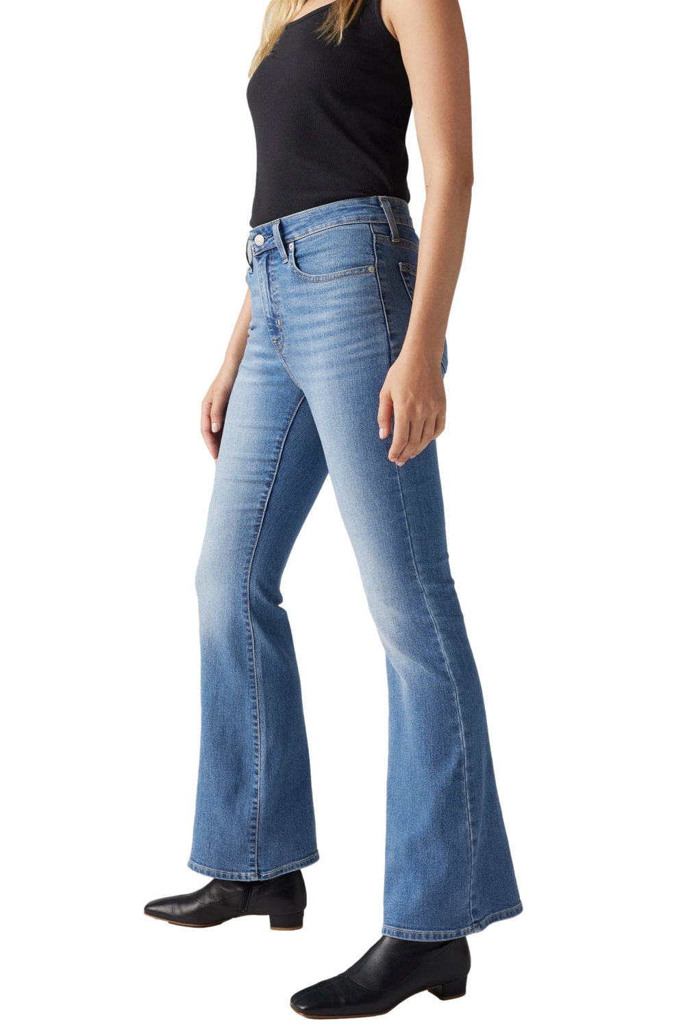 JEANS MUJER 726 HR FLARE CELESTE LEVIS A3410-0115 - 2