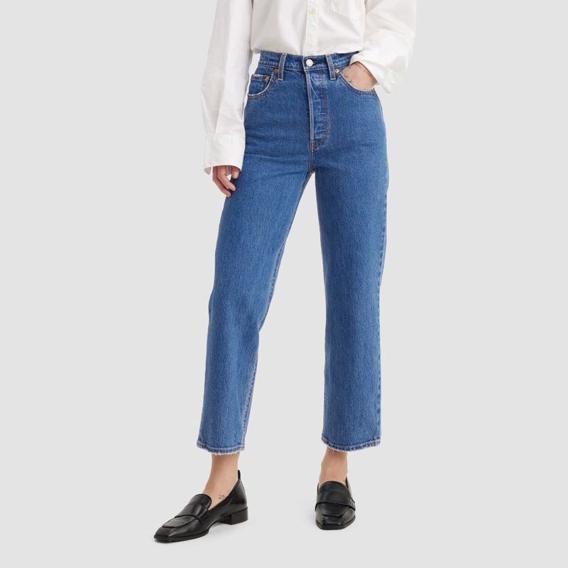 JEANS MUJER RIBCAGE STRAIGHT ANKLE CELESTE LEVIS 72693-0117 - 2
