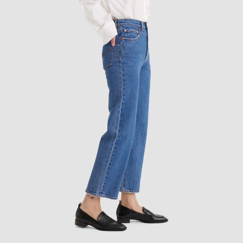 JEANS MUJER RIBCAGE STRAIGHT ANKLE CELESTE LEVIS 72693-0117 - 4
