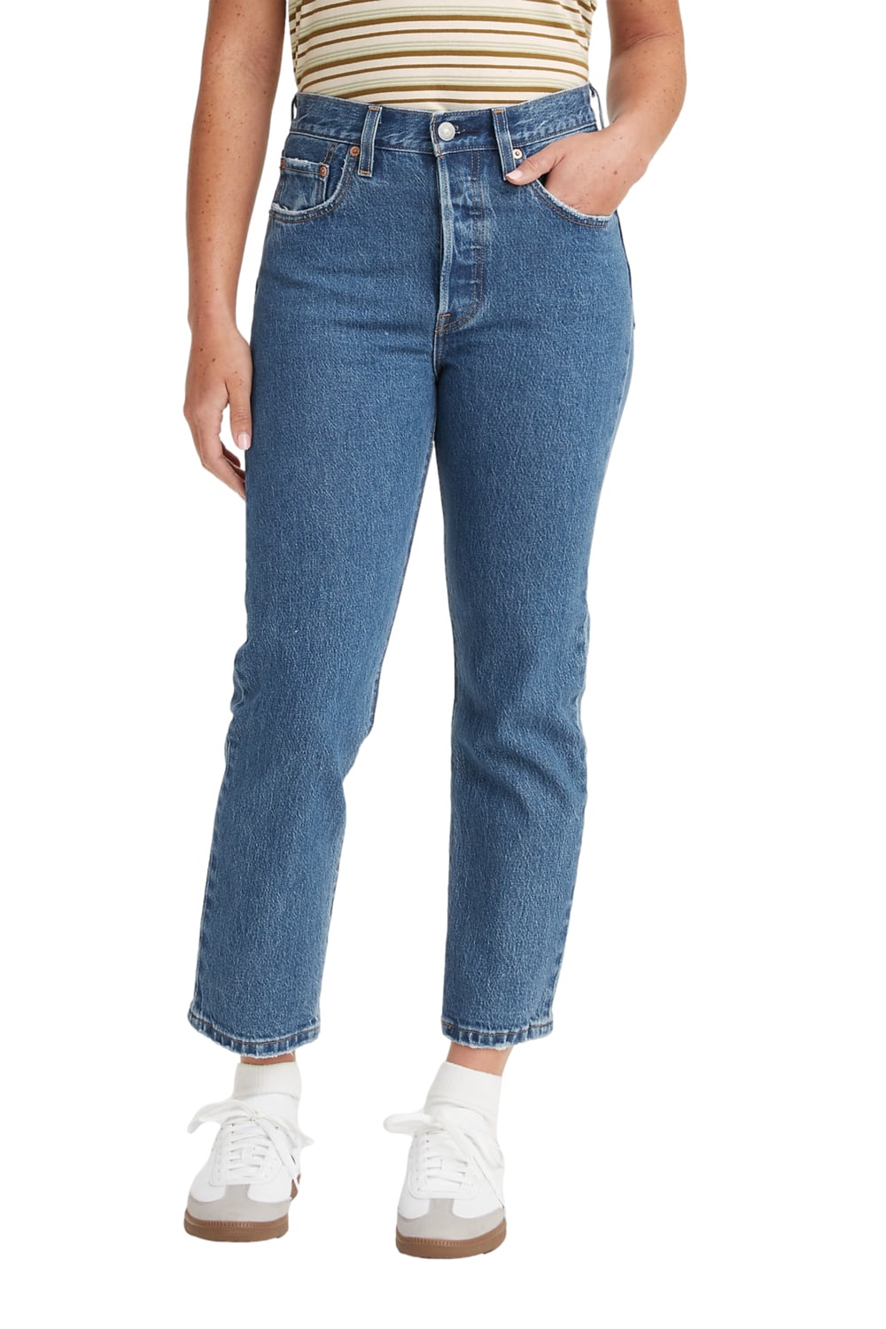 JEANS MUJER 501 CROP CELESTE LEVIS 36200-0225 - 1