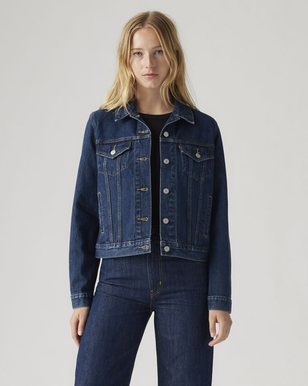 CHAQUETA MUJER ORIGINAL TRUCKER AZUL LEVIS 29945-0036 - 1