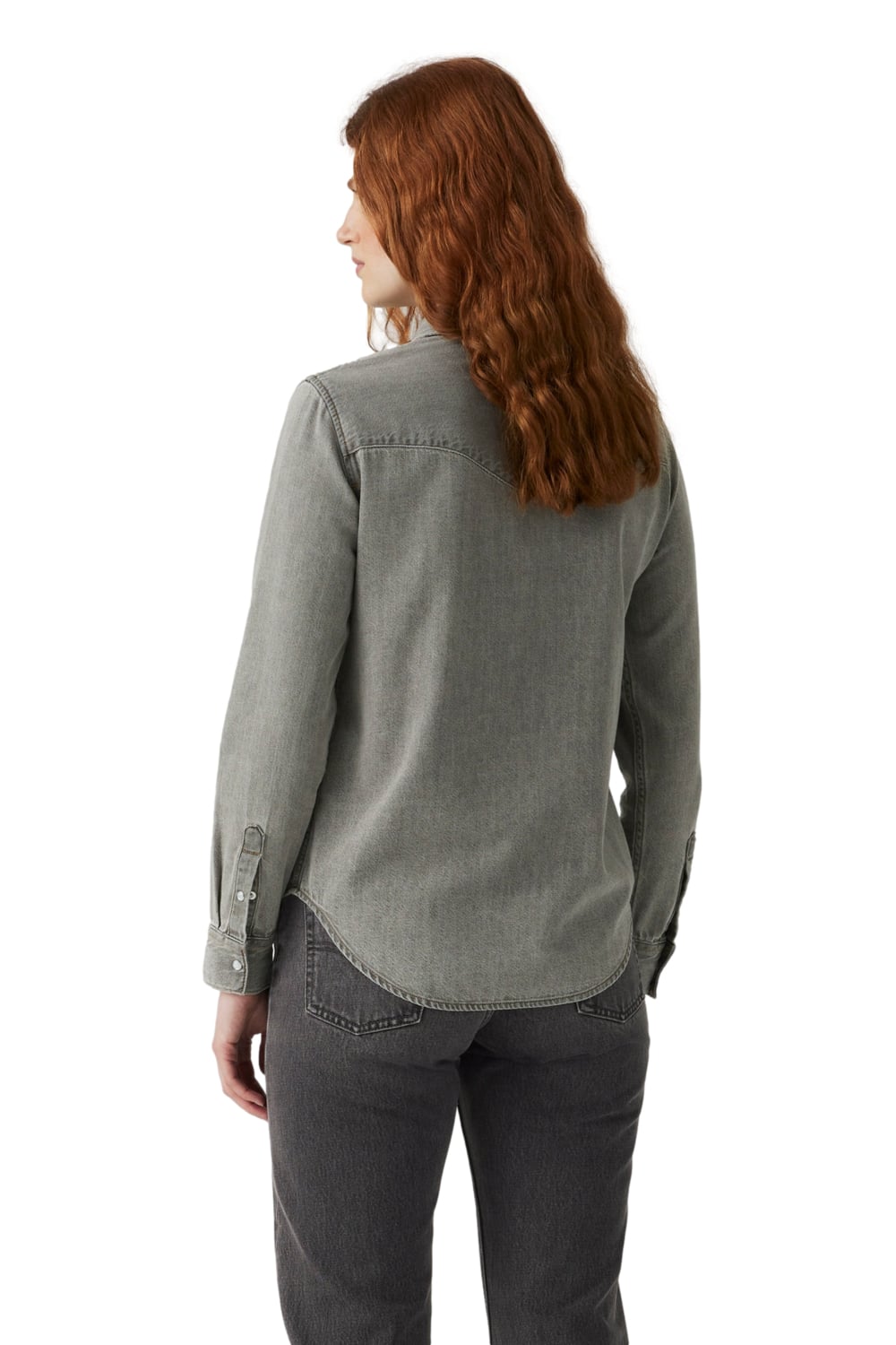 CAMISA MUJER THE ULTIMATE WESTERN GRIS LEVIS 86832-0051 - 2