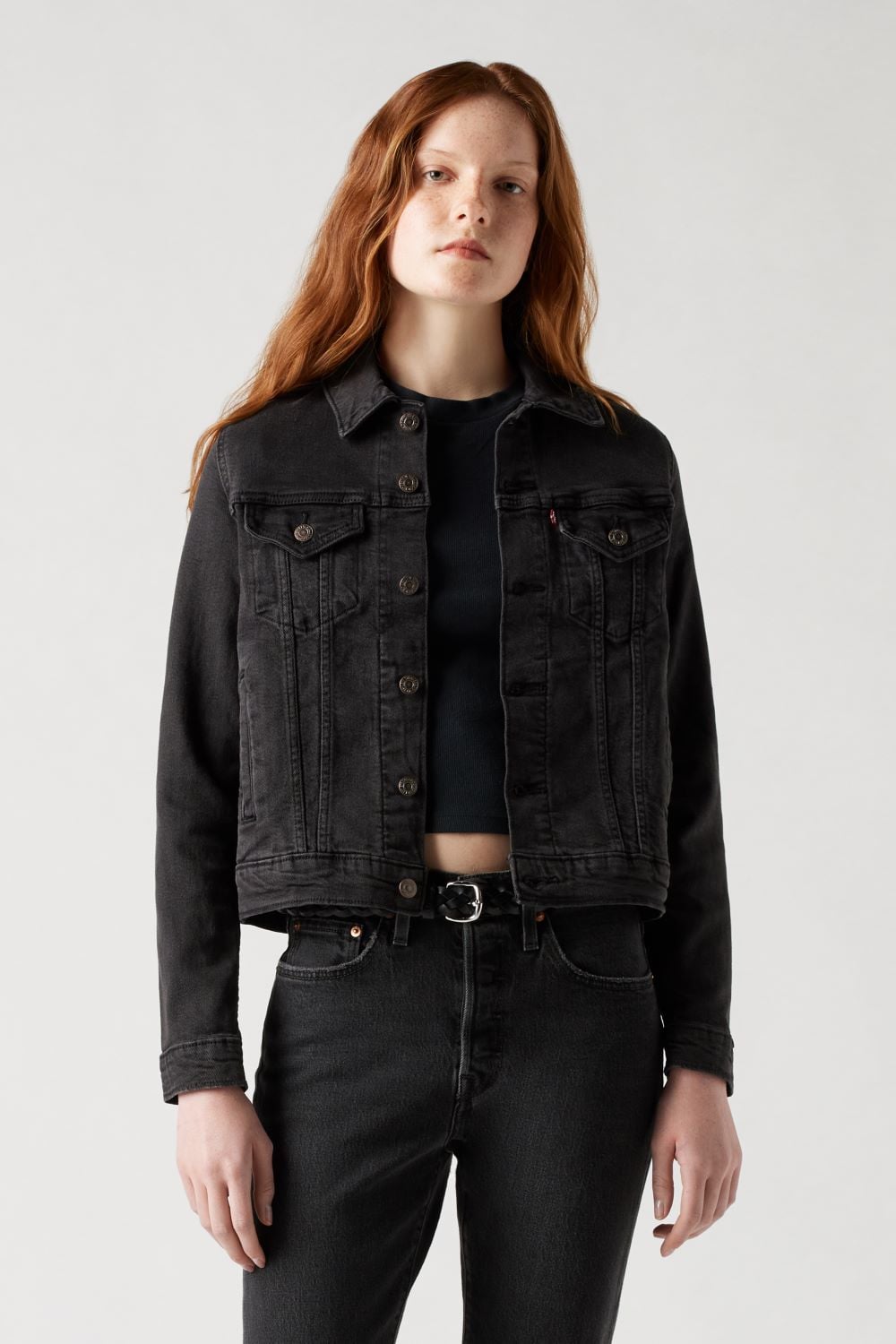 CHAQUETA MUJER ORIGINAL TRUCKER NEGRO LEVIS 29945-0070 - 1