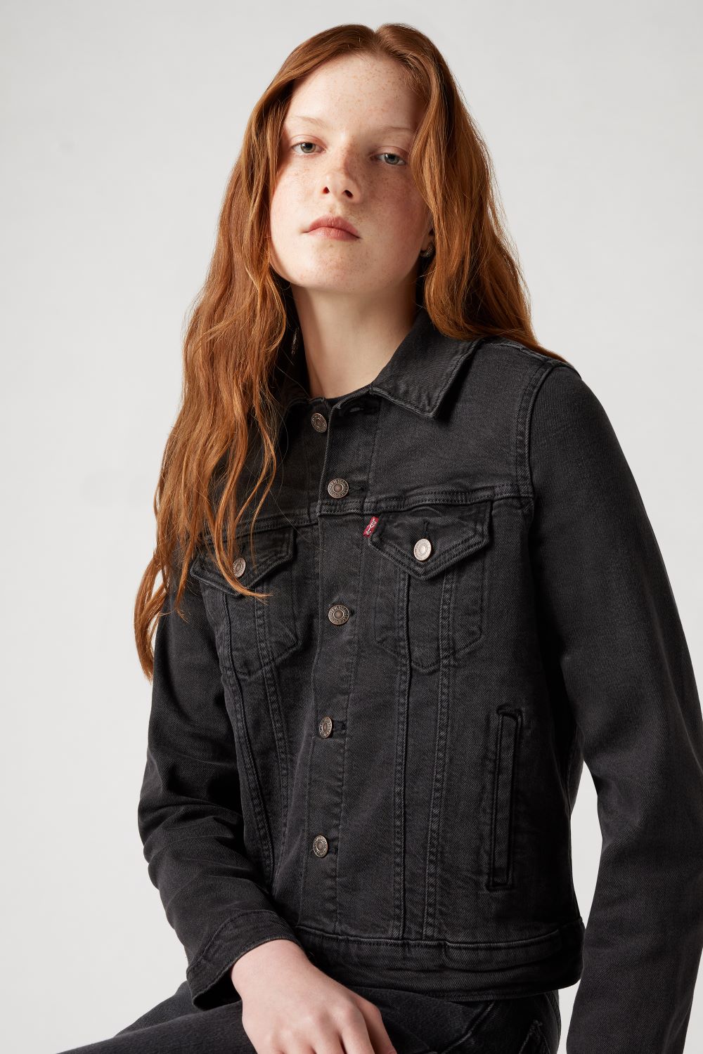 CHAQUETA MUJER ORIGINAL TRUCKER NEGRO LEVIS 29945-0070 - 4
