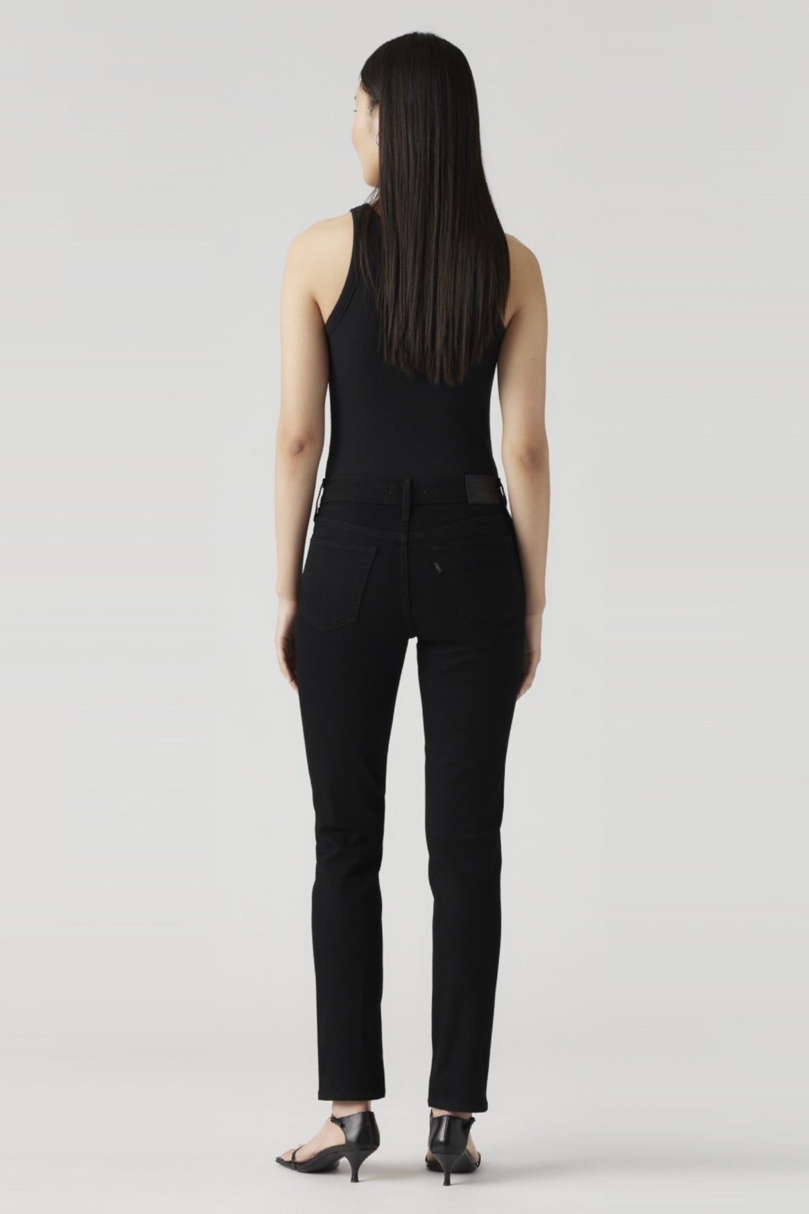JEANS MUJER 312 SHAPING SLIM NEGRO LEVIS 19627-0237 - 2
