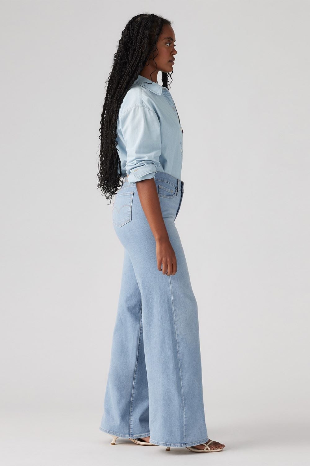 JEANS MUJER 318 SHAPING WIDE LEG CELESTE LEVIS 001PZ-0004 - 2
