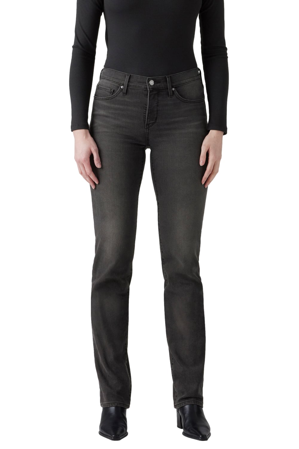 JEANS MUJER 314 SHAPING STRAIGHT NEGRO LEVIS 19631-0281 - 1