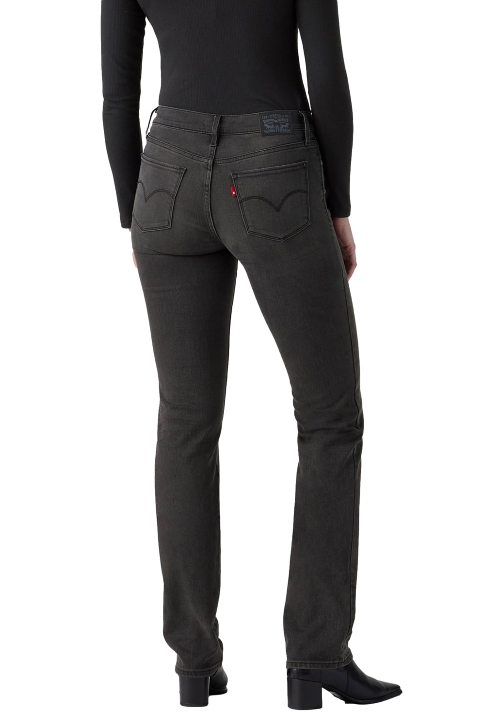 JEANS MUJER 314 SHAPING STRAIGHT NEGRO LEVIS 19631-0281 - 3