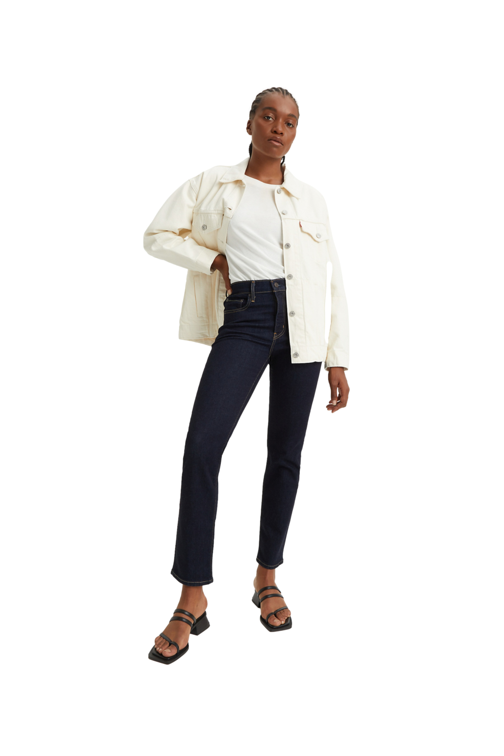 JEANS MUJER 724 HIGH RISE STRAIGHT AZUL LEVIS 18883-0227 - 4