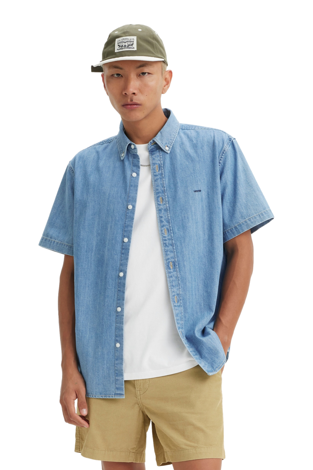 CAMISA HOMBRE AUTHENTIC BUTTON DOWN AZUL LEVIS A9161-0007 - 1