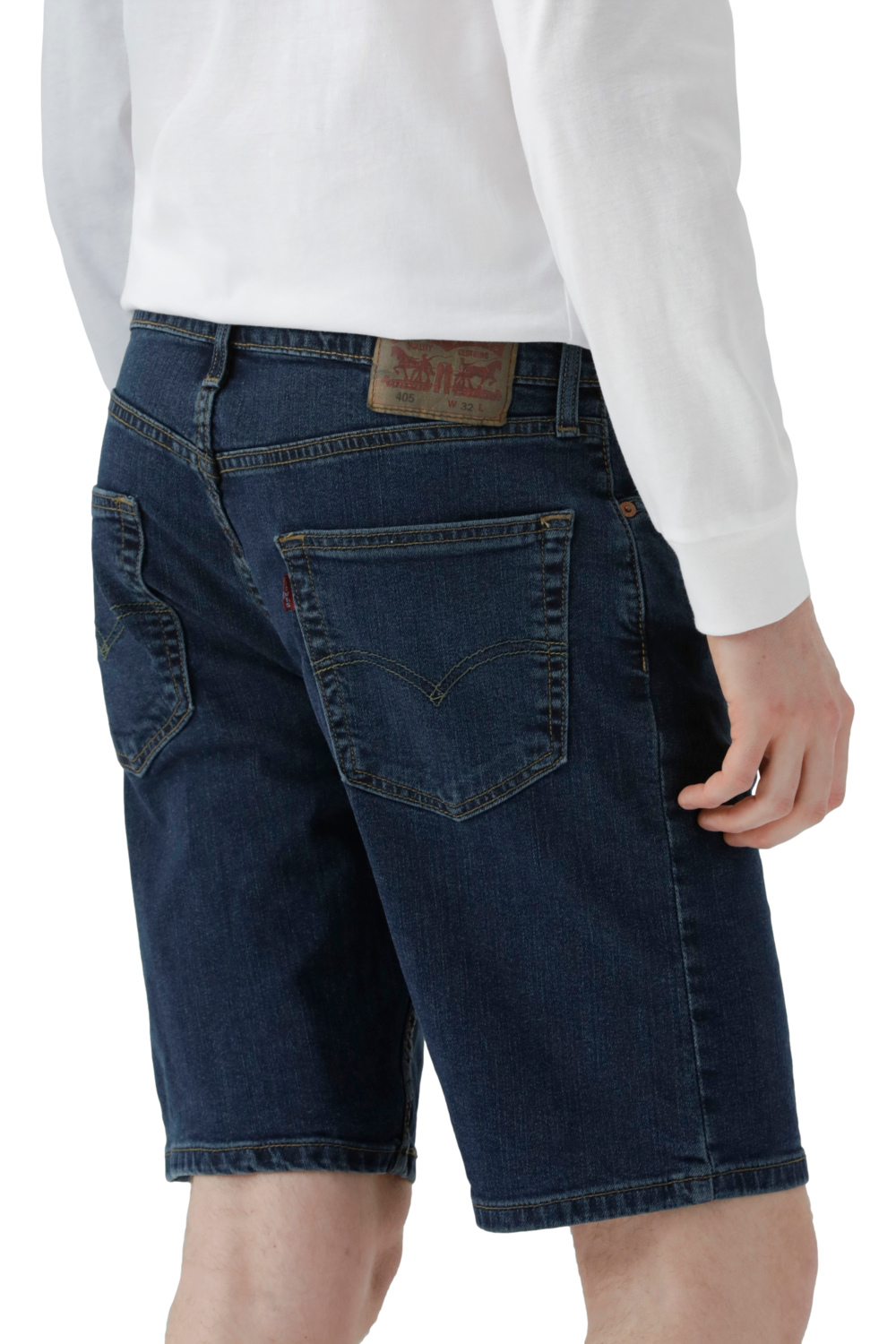 SHORTS HOMBRE 405 STANDARD AZUL LEVIS 39864-0190 - 4