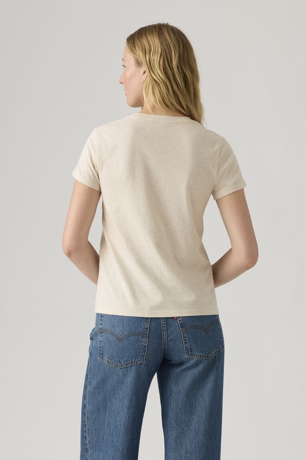 POLERA MUJER THE PERFECT TEE BEIGE LEVIS 17369-3201 - 2